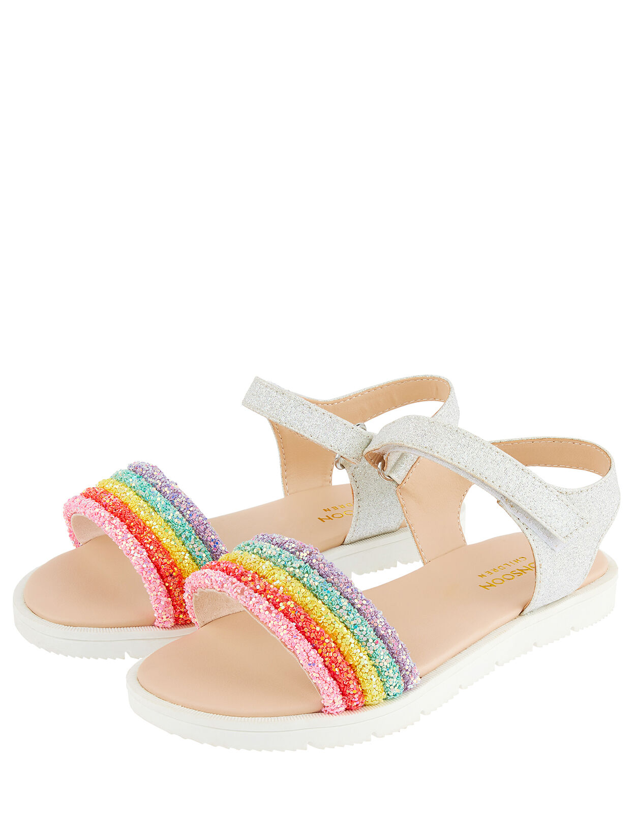 girls rainbow sandals