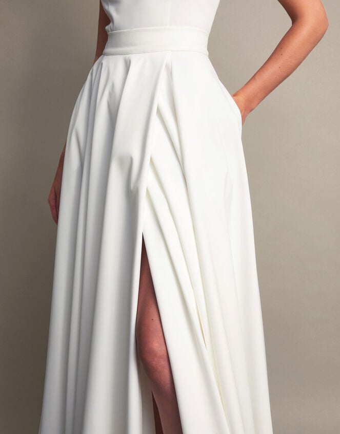 (Reserved) ready to ship ivory skirt plus vests