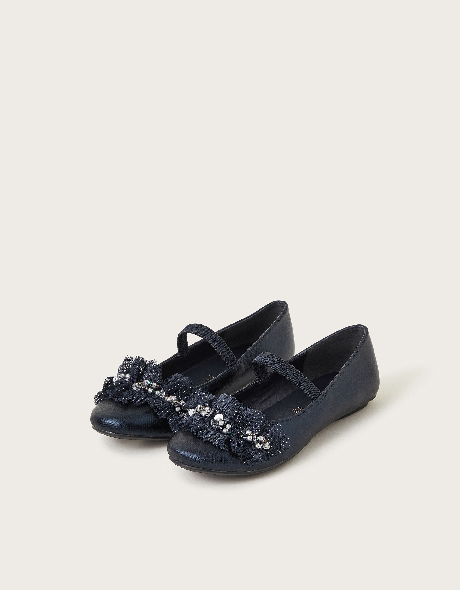 Navy blue flower girl shoes store