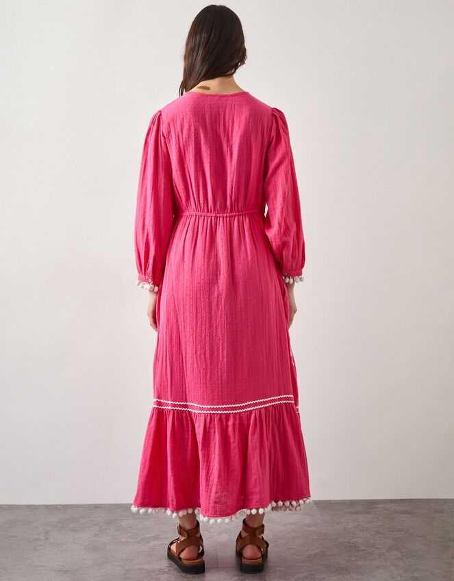 East Karyta Embroidered Maxi Dress, Pink (PINK), large