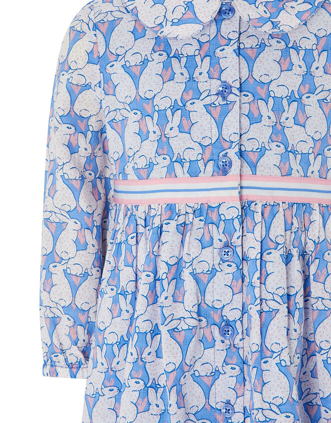 S.E.W Baby Uma Bunny Rabbit Dress, Blue (BLUE), large