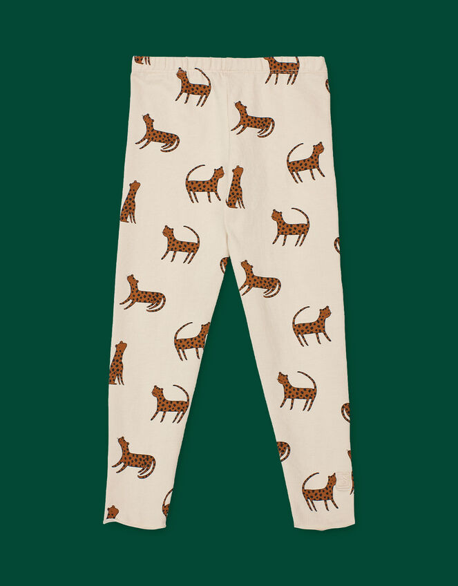 Liewood Marie Leopard Print Leggings, Cream (CREAM), large