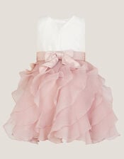 Baby Lace Cancan Ruffle Dress, Pink (PINK), large