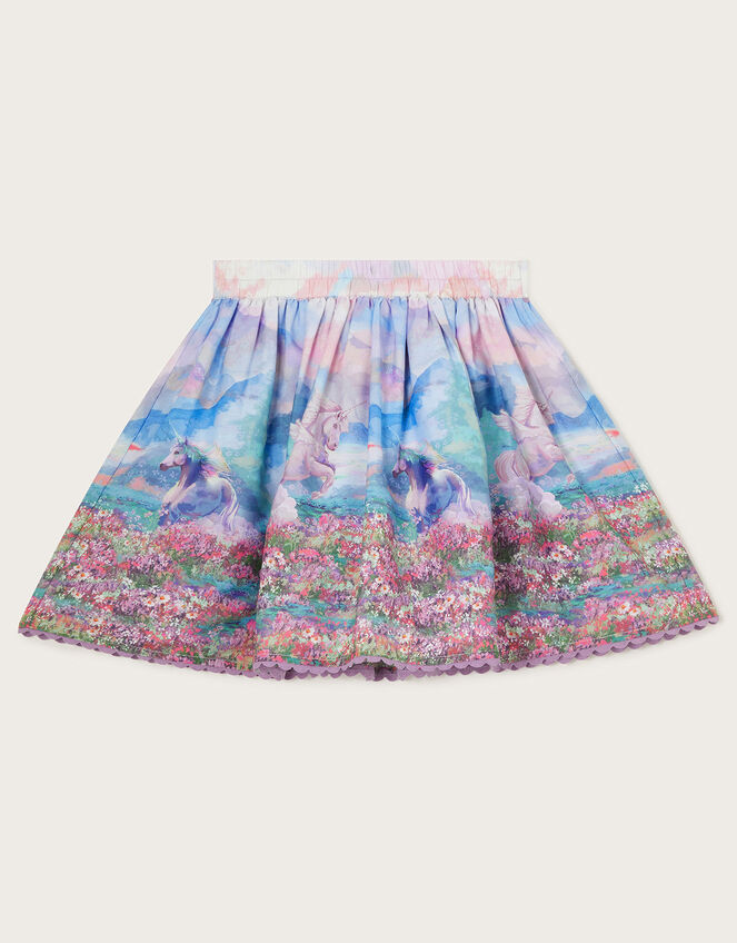 Unicorn Landscape Skirt, Pink (PINK), large