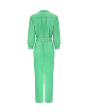 East Lace Trim Jumpsuit, Green (GREEN), large