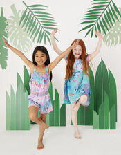 Dolphin Playsuit WWF-UK Collaboration, Blue (AQUA), large