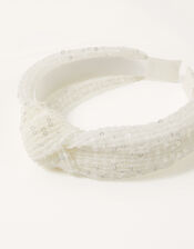 Sequin Knotted Headband, , large