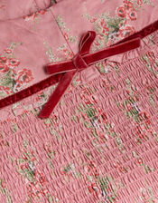 Ditsy Floral Square Collar Dress, Pink (PINK), large