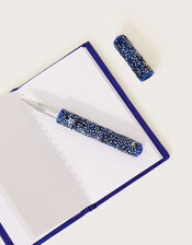 Beaded Star Notebook and Pen, , large