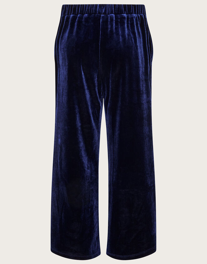 Velvet Trousers, Blue (NAVY), large