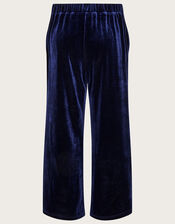 Velvet Trousers, Blue (NAVY), large