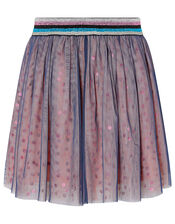 Colour-Block Sequin Skirt, Pink (PINK), large