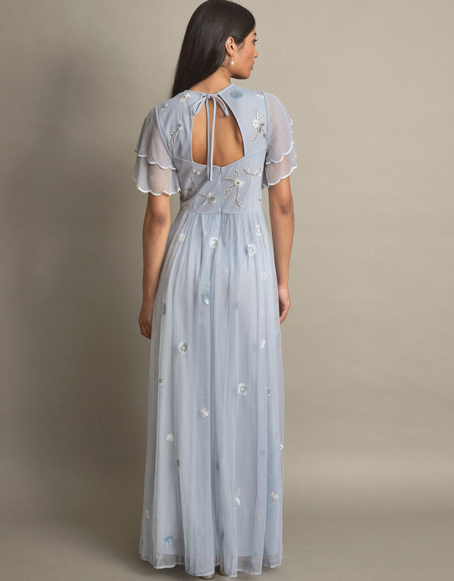 Catherine Embellished Maxi Dress, CLOUD, large