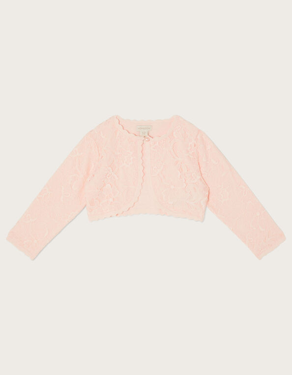 Baby Lace Cardigan, Pink (PINK), large