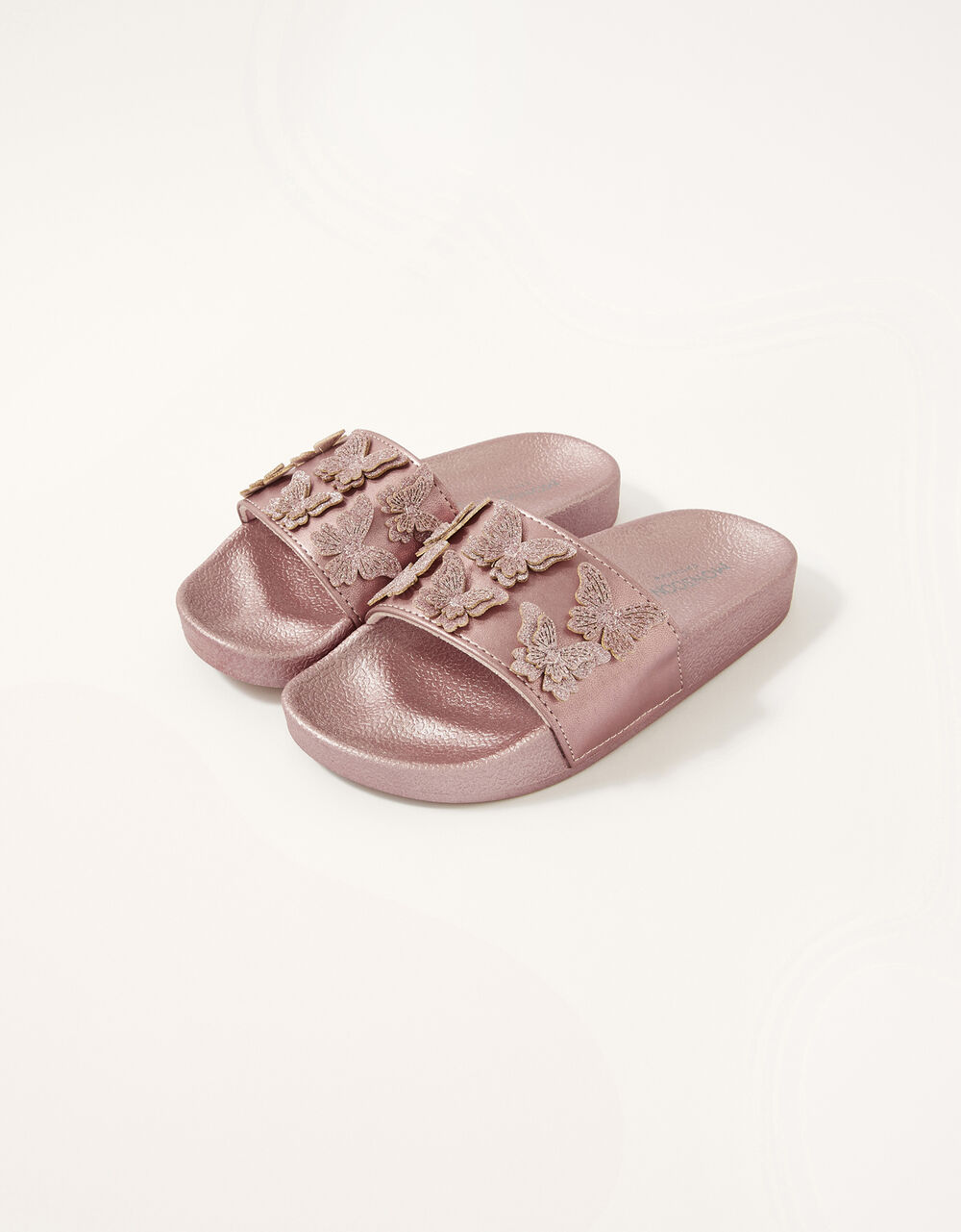 Children Children's Shoes & Sandals | Butterfly Sliders Gold - OW57547