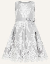 Lola Lace Dress, Grey (GREY), large