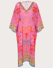 Kiara Printed Long Kaftan, , large