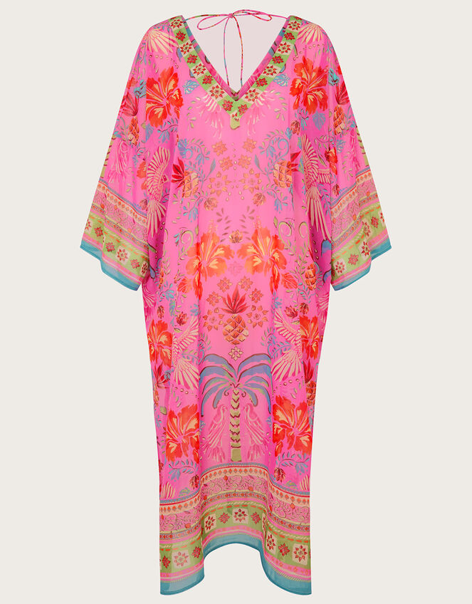 Kiara Printed Long Kaftan, , large