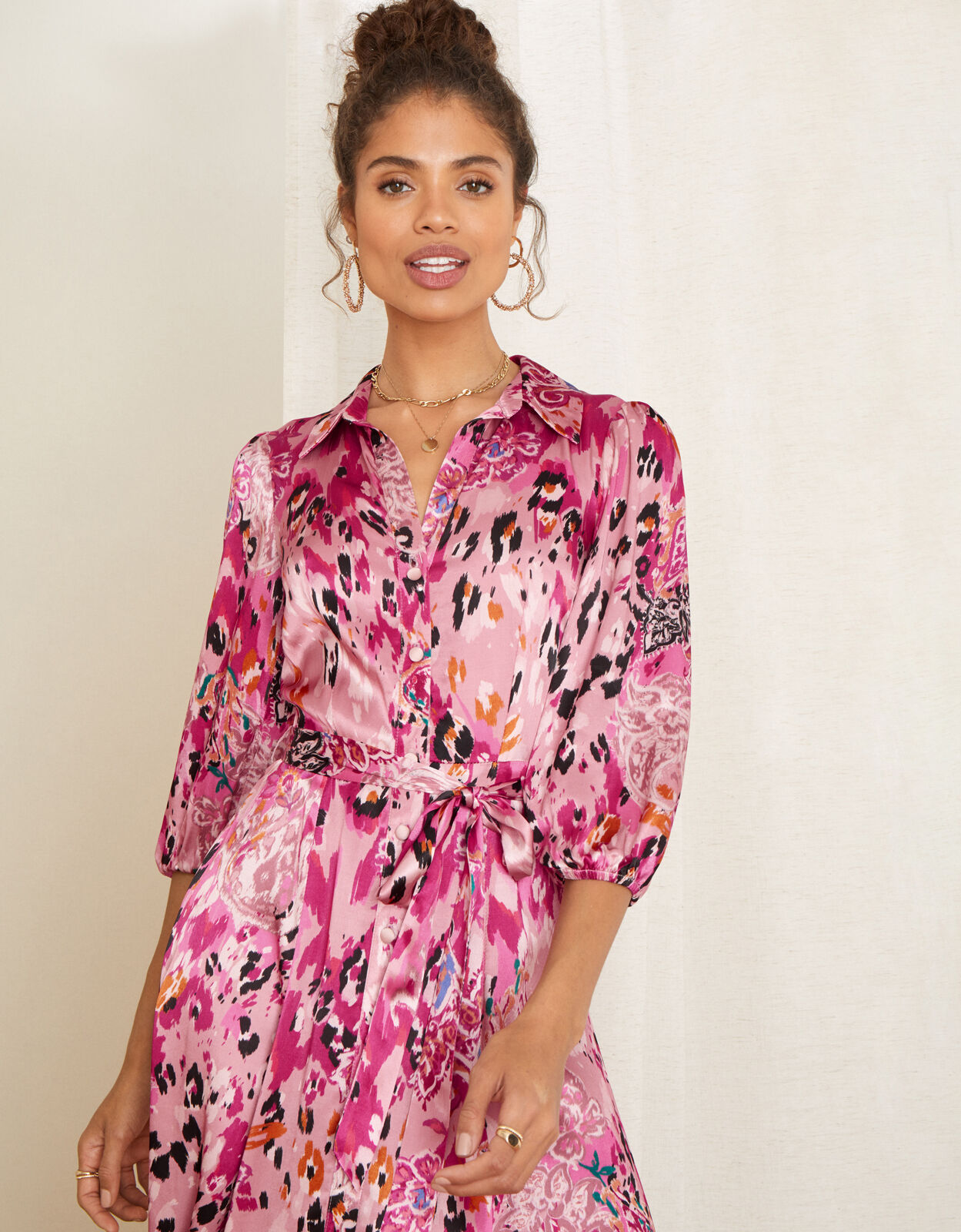 monsoon silk dress