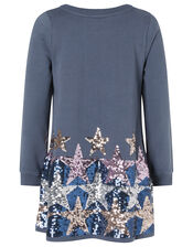 Sequin Star Tunic and Leggings Set, Teal (TEAL), large