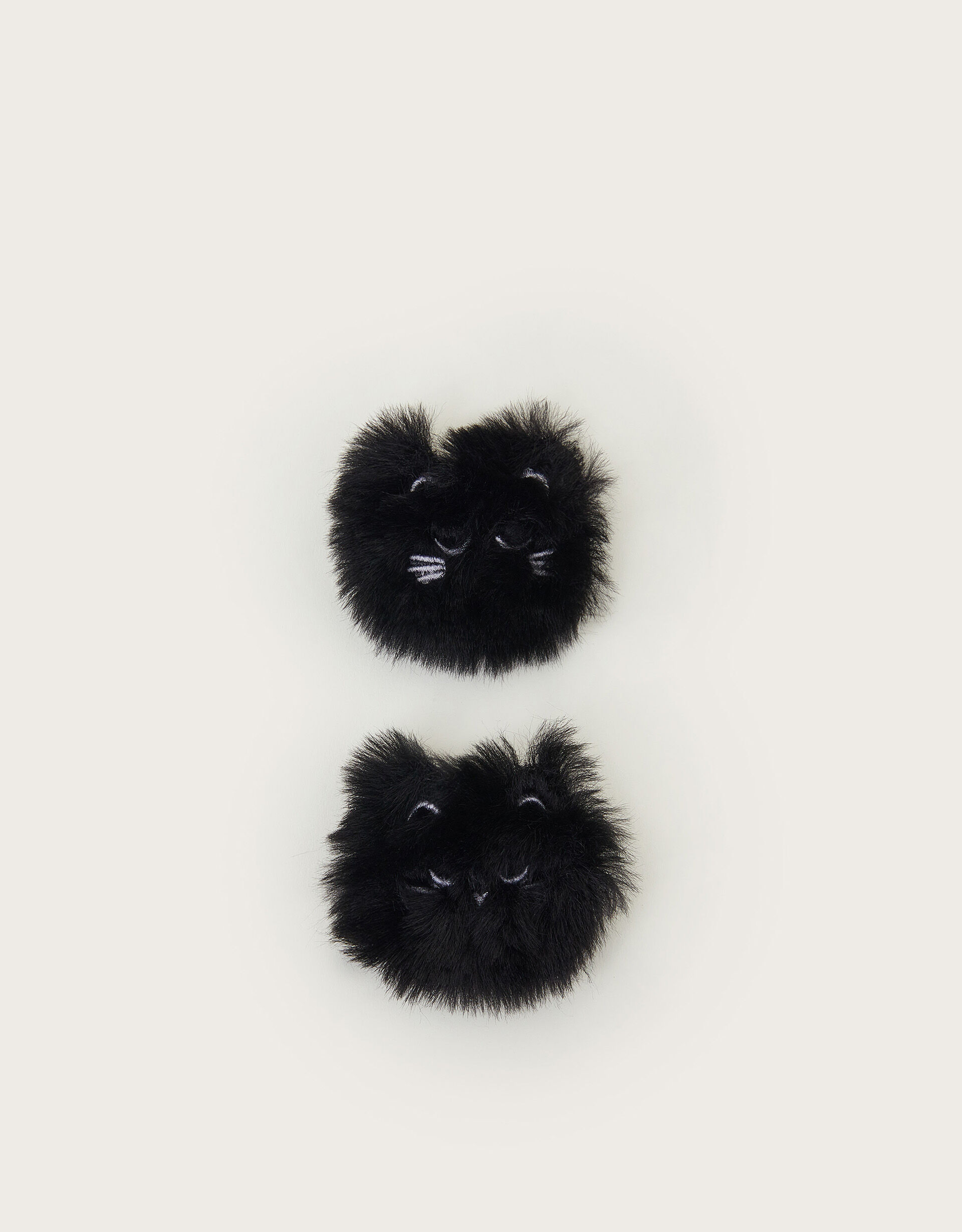 2 Pack Faux Fur Cat Hair Clips Accessories Monsoon UK