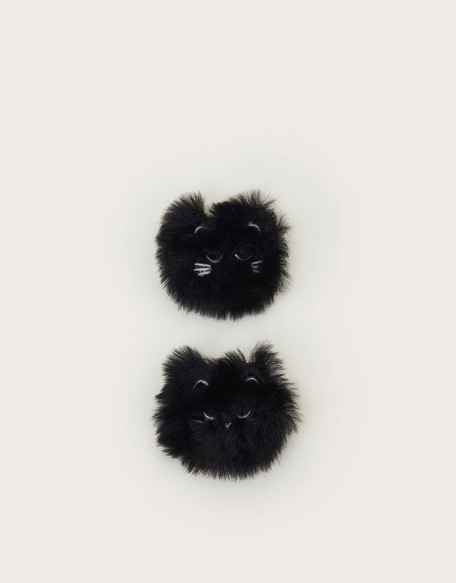 2-Pack Faux Fur Cat Hair Clips, , large
