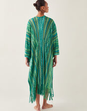 Nadia Zigzag Stripe Kaftan, , large