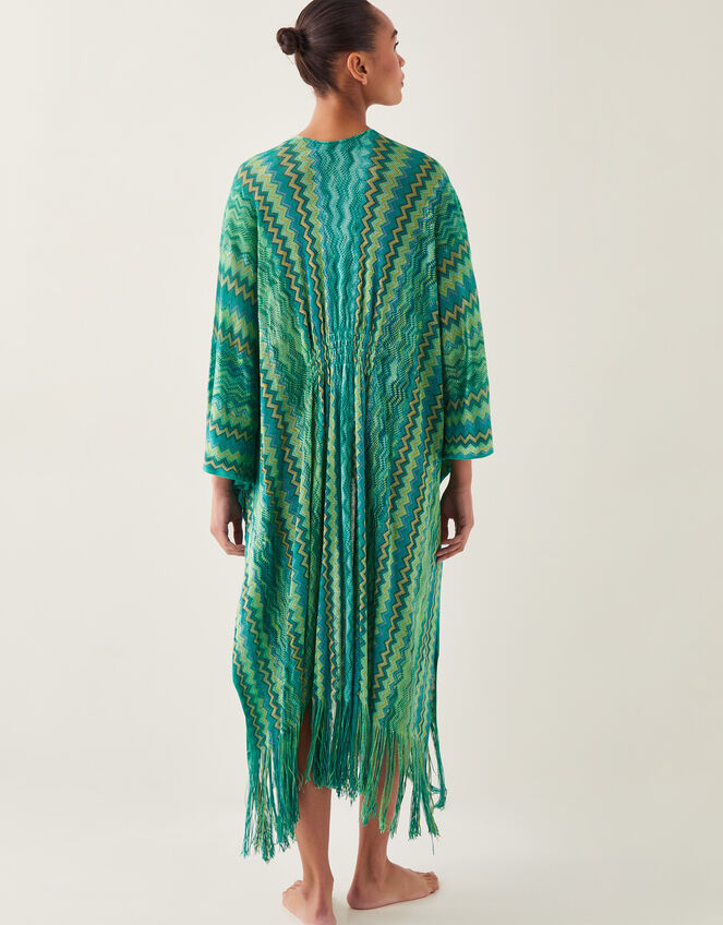 Nadia Zigzag Stripe Kaftan, , large