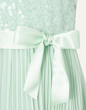 Keita Sequin Pleated Dress, Green (MINT), large