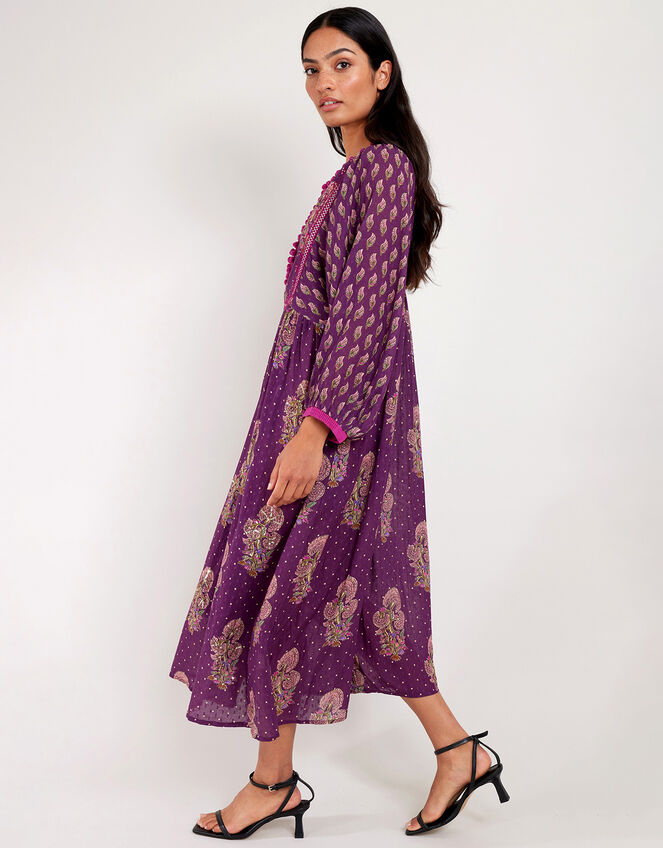 East Dotty Dress, Red (BERRY), large