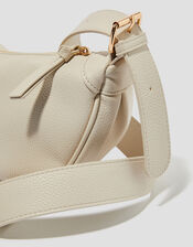Meg Crescent Sling Bag, Cream (CREAM), large