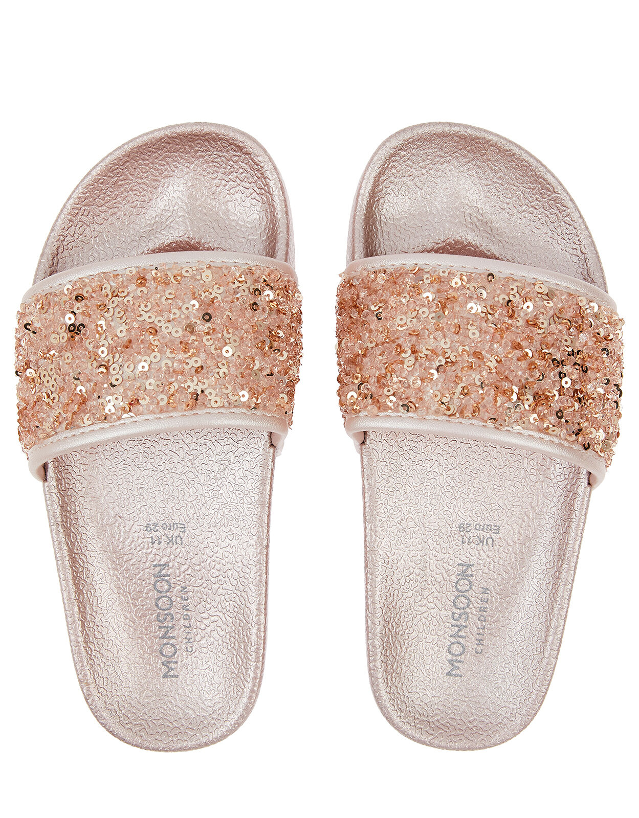 Pink glitter 2025 sliders