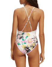 Scotch and Soda Smocked Detail Swimsuit, Multi (MULTI), large