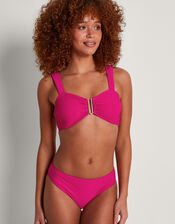 Maria Ribbed Bikini Bottoms, Pink (PINK), large