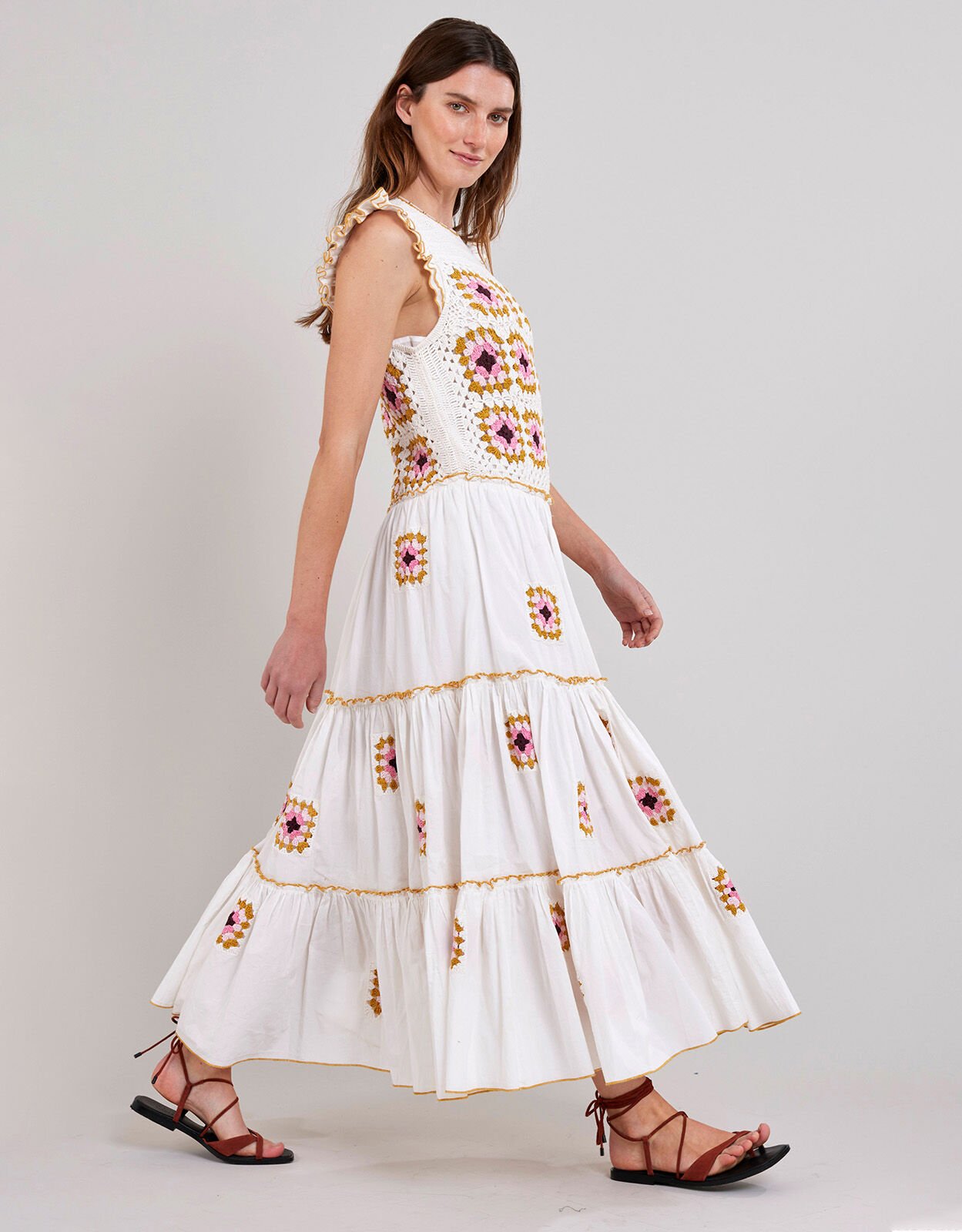 Billie embroidered dress outlet
