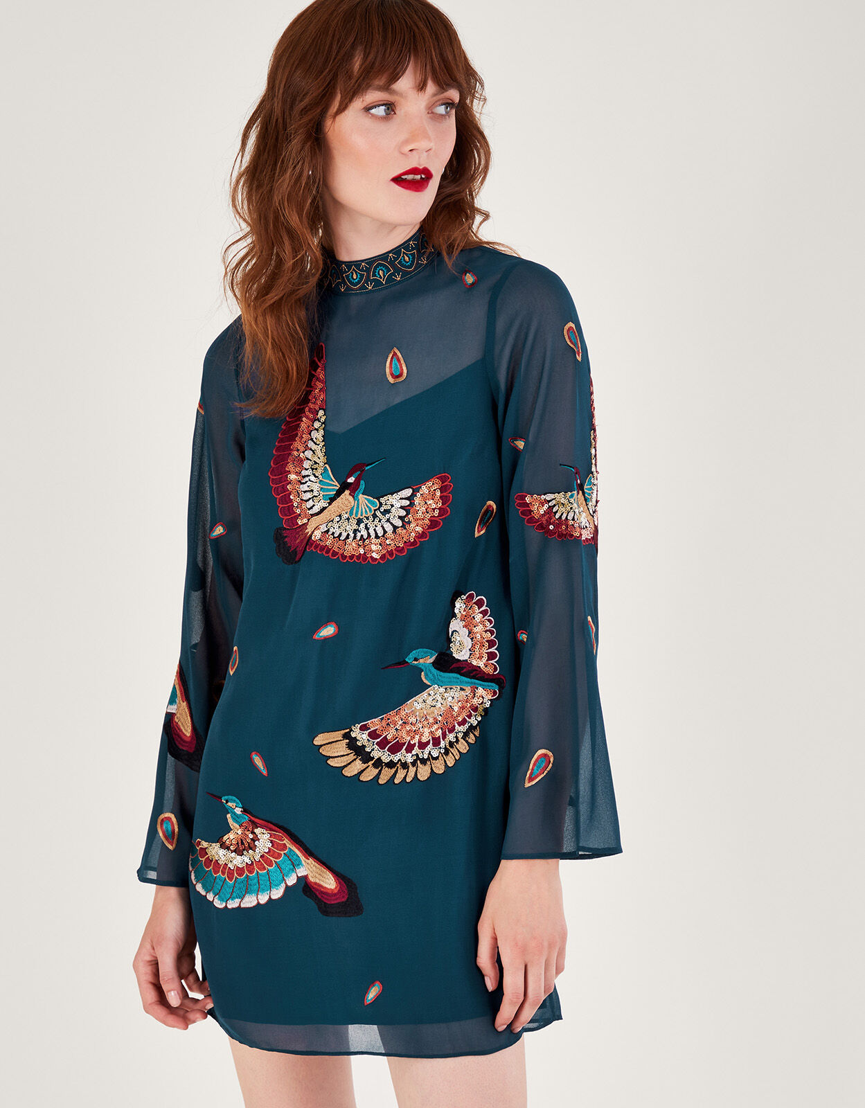 Teal hotsell tunic dress