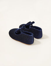 Velvet Walker Shoes, Blue (NAVY), large