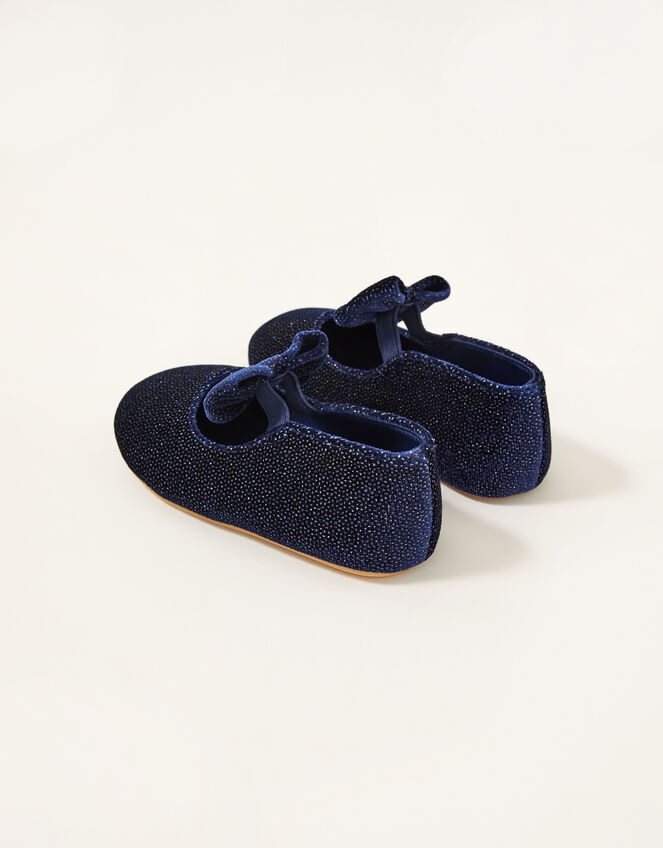 Velvet Walker Shoes, Blue (NAVY), large