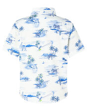 Alika Animal Shirt in Organic Cotton, Ivory (IVORY), large