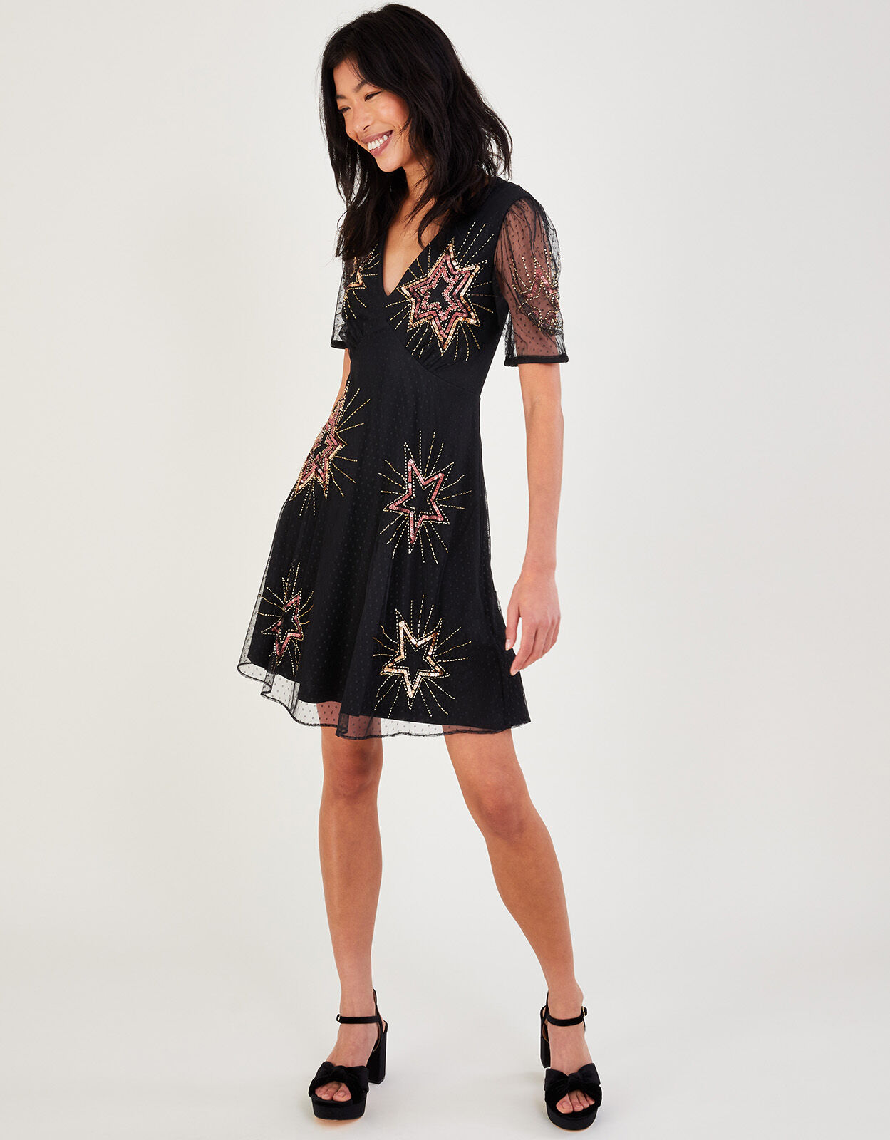 Star glitter dress online