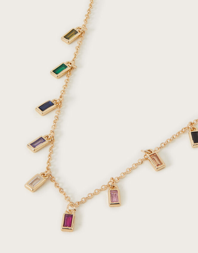Gem Multi Charm Necklace, , large