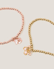Unicorn & Butterfly Charm Bracelet Gift Set, , large