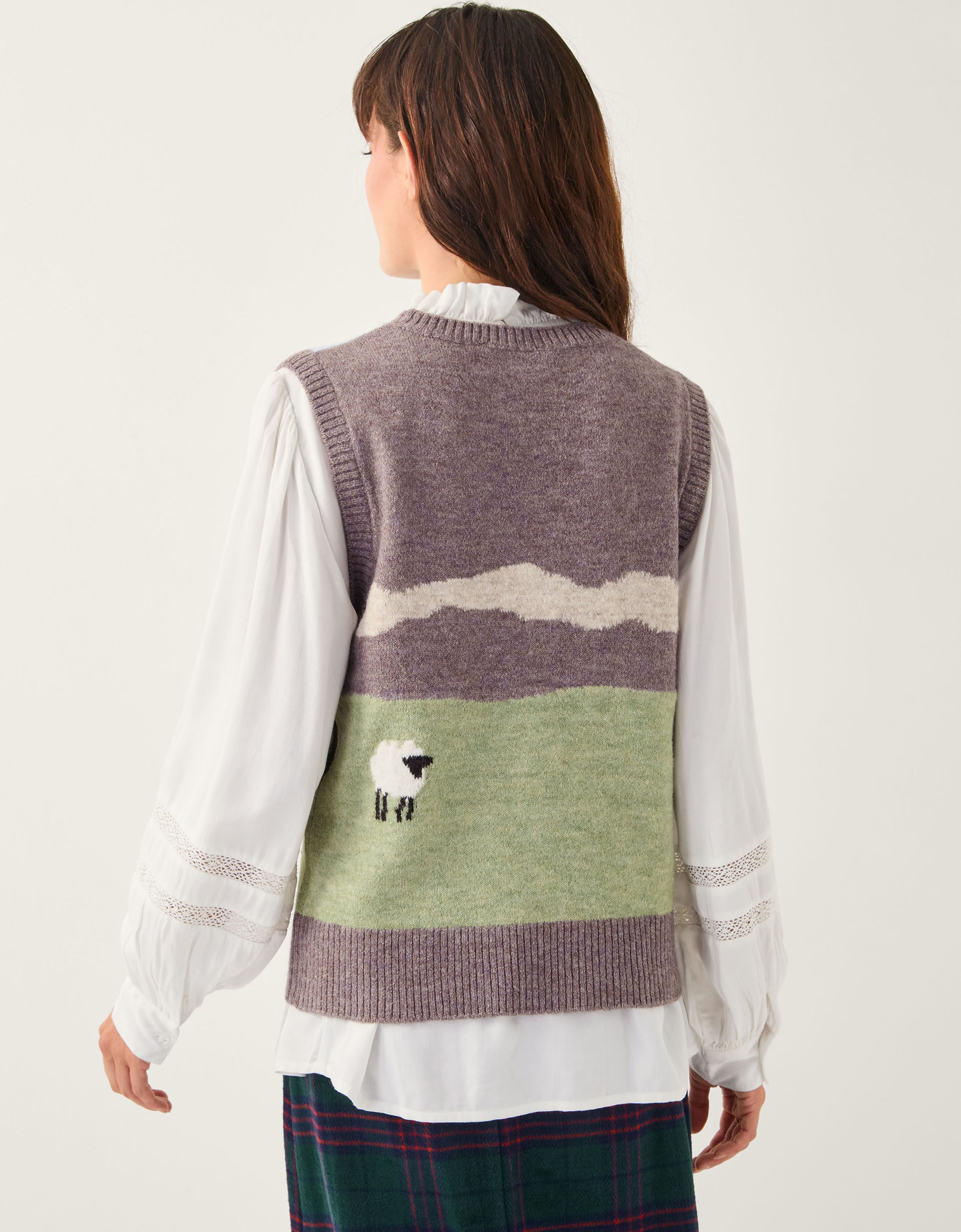L'Appartement Mouton×Knit VEST Sleeveless Knit Top for women | Claudie Pierlot