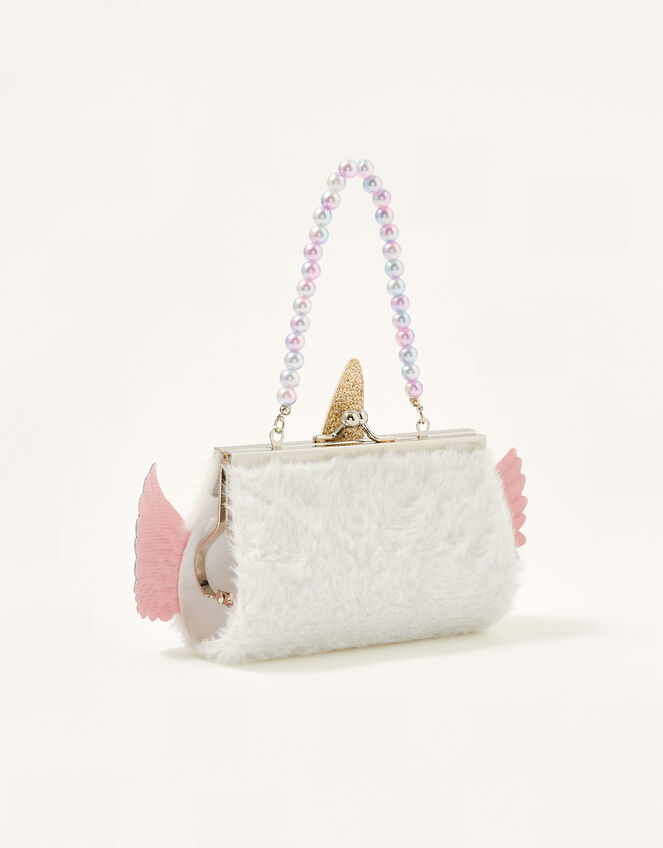 Fluffy Unicorn Mini Bag, , large