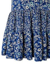Darella Mini Me Floral Jersey Dress, Blue (BLUE), large