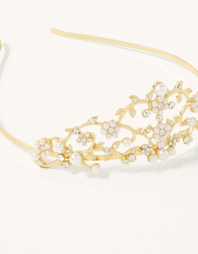 Pearl Daisy Tiara, , large
