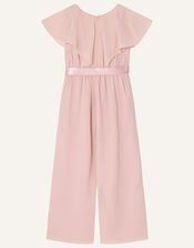 Bonita Sequin Cape Jumpsuit , Pink (DUSKY PINK), large