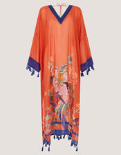 Carmen Floral Print Midi Kaftan, , large