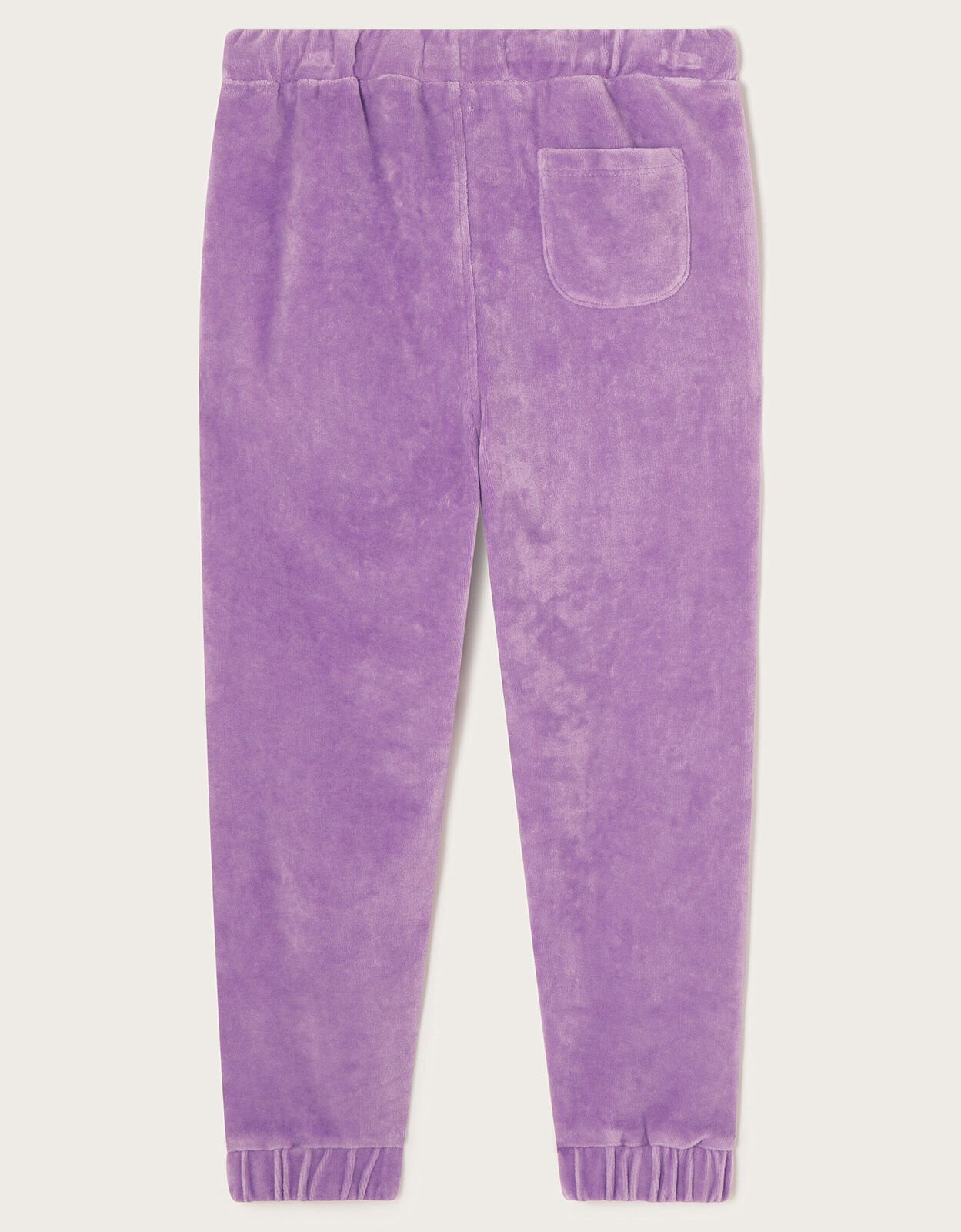 Velour Jogger Bottoms Purple