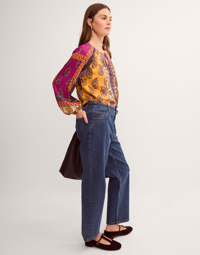 Magdalena Paisley Print Blouse, Pink (PINK), large